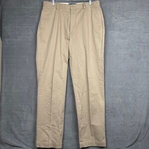 Polo Ralph Lauren Philip Pant Mens 36x34 Khaki Tan Cotton Classic Chino Straight